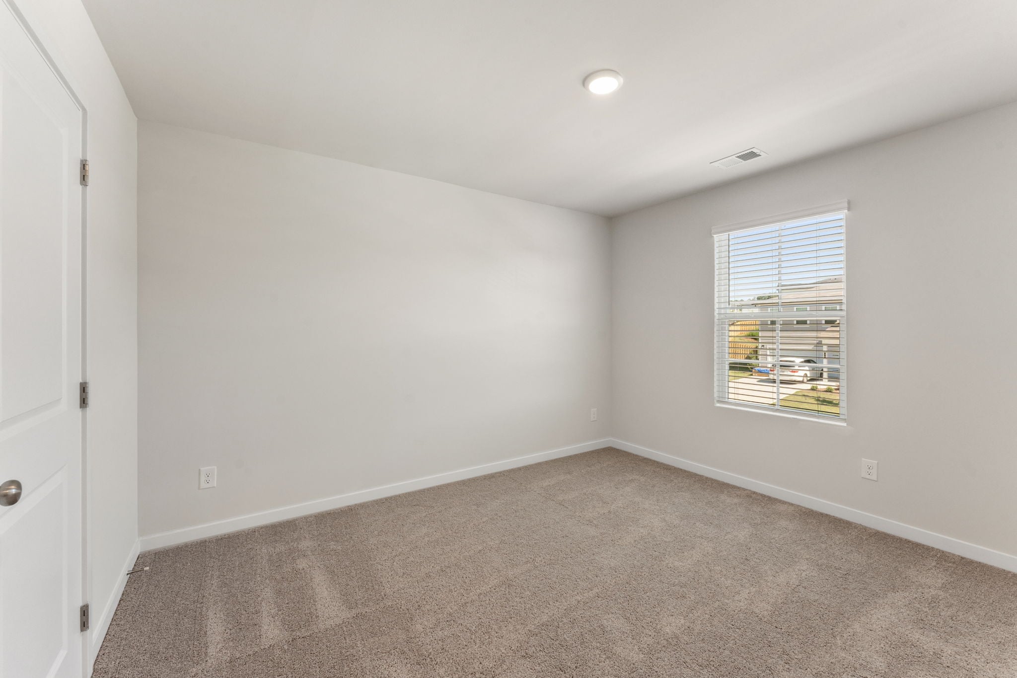 A room with white walls.