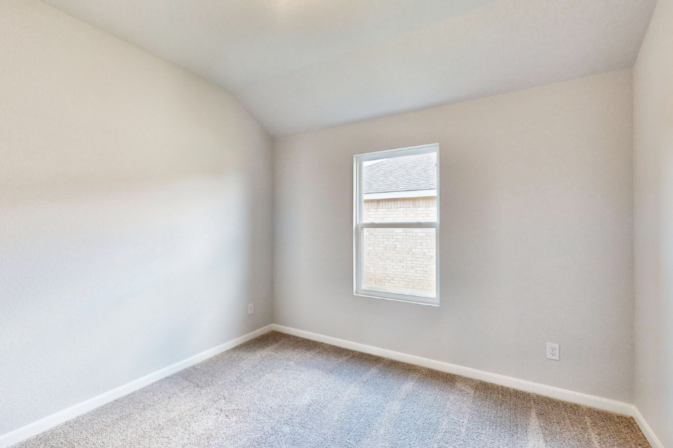 A room with a window.