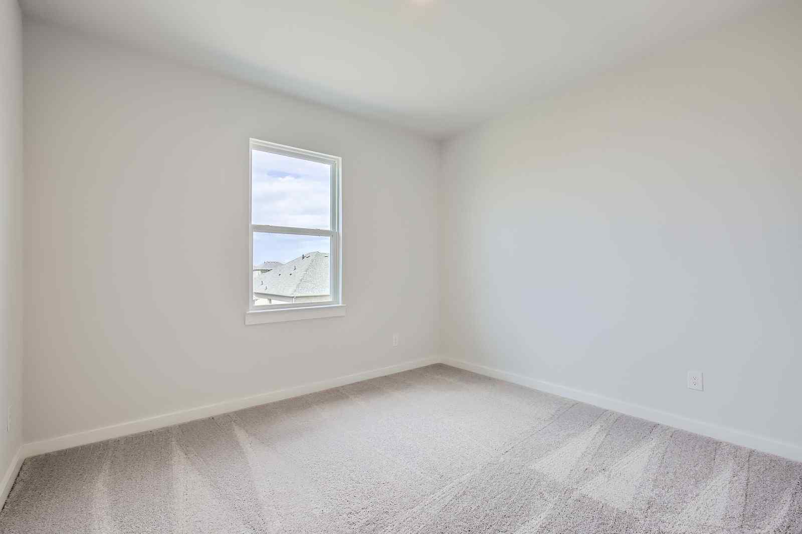 A room with a window.