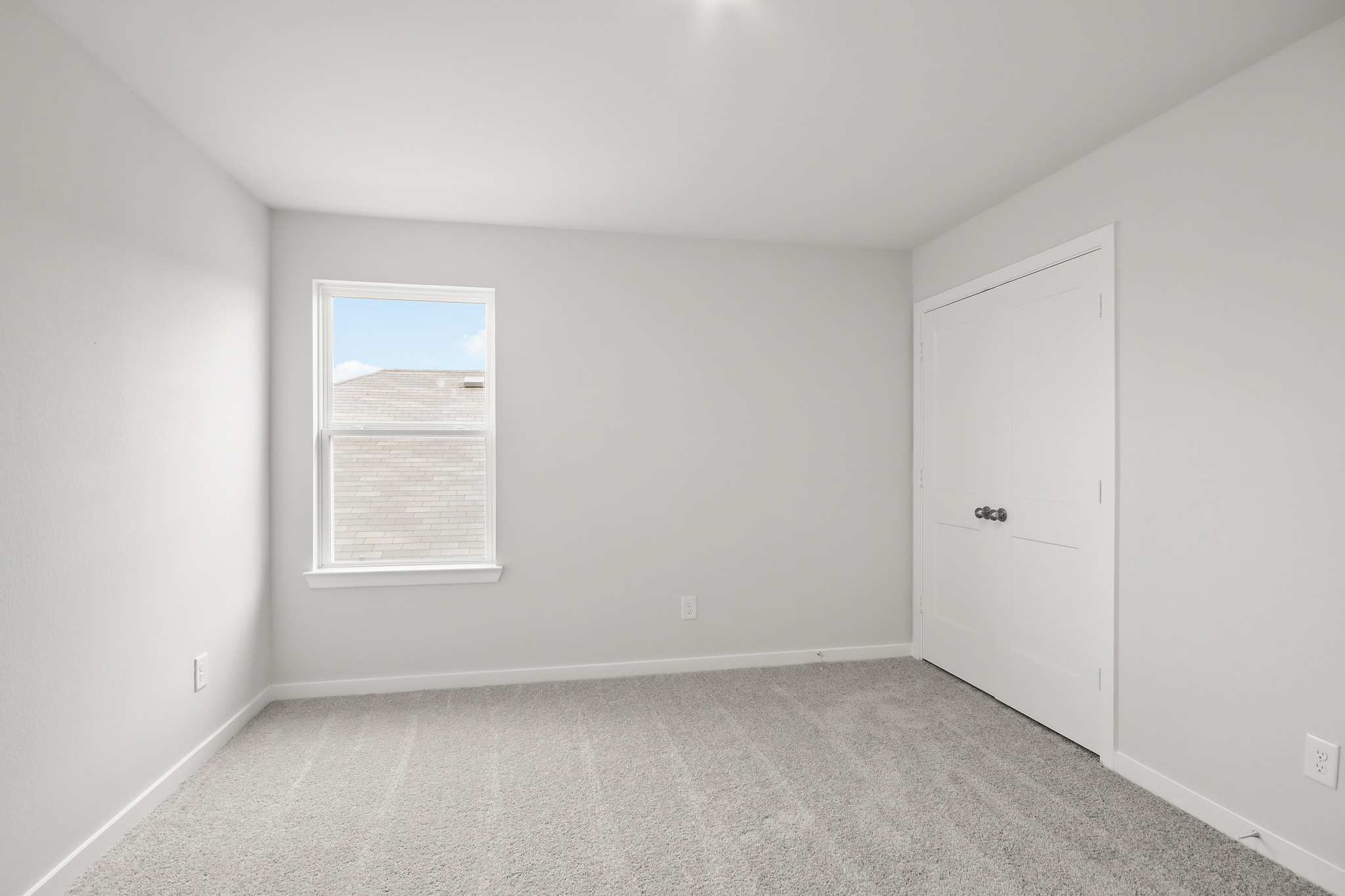A room with white walls.