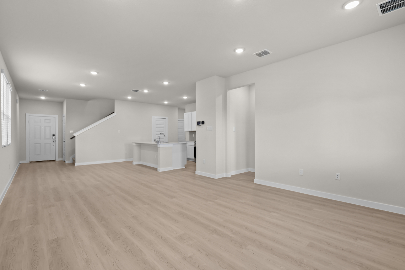 A large empty room.