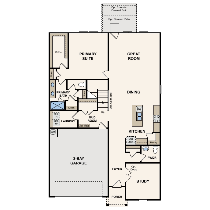 Savannah floor plan at Hiddenbrooke