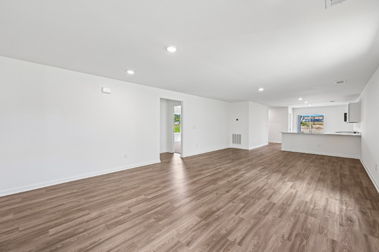 A large empty room.