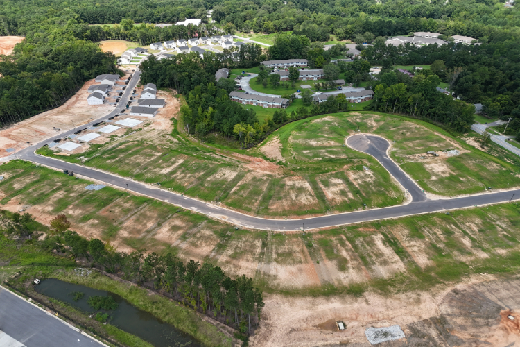 A road with a bridge over it.